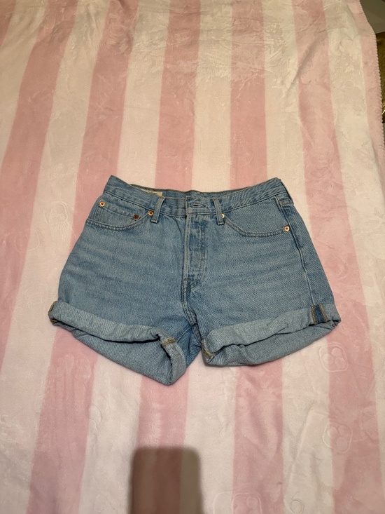 Levi's Pants - Levi's Premium Jean Shorts, Light Wash, US 26